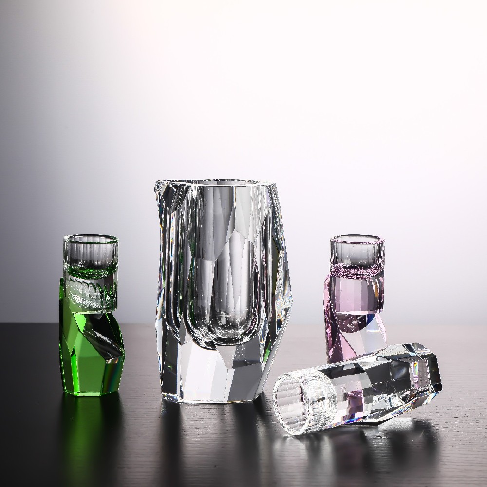 权达「钻石」系列酌月水晶白酒杯